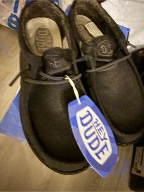 Hey Dude Men’s Dark Brown Slip-On Casual Loafers